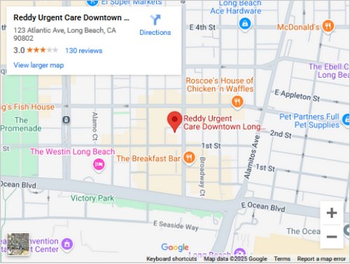 Get Directions to Reddy Urgent Care & Walk-In Clinic in Downtown Long Beach, CA